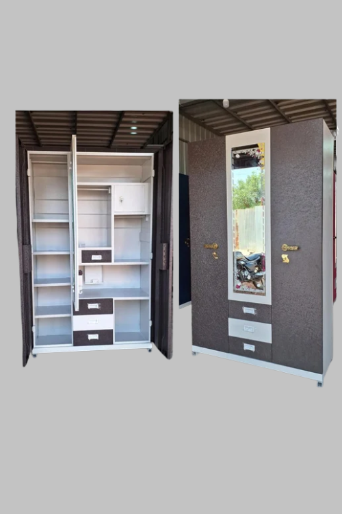 3 Door Powder Coated Almirah